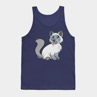 Cute Fluffy Himalayan Cat Tank Top